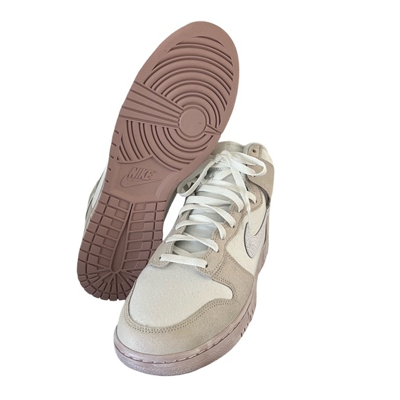 NIKE DUNK HIGH RETRO PRM “Cracked Leather Swoosh" SIZE 13 - Picture 8 of 8